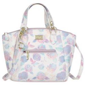 LUV BETSEY JOHNSON Purse Satchel Bag White Kinlie LBKINLIE 📦🏃🏻💨⚡🚚